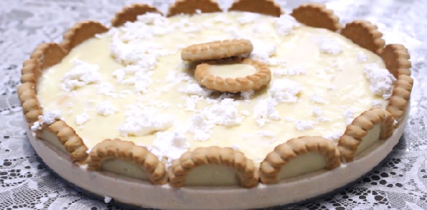 Gente Olha A Torta Holandesa Com Chocolate Branco Que Minha Cunhada Me Ensinou Fez O Maior Sucesso No Almoco De Domingo Receitas Soberanas